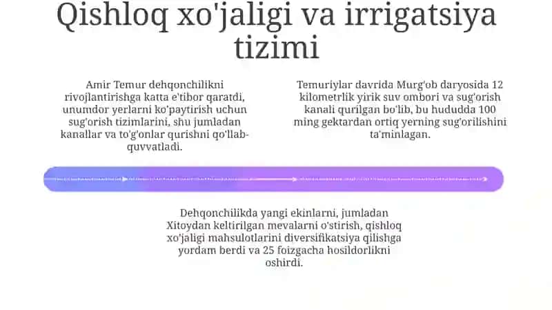 Amir Temur va Temuriylar davridagi iqtisodiy g'oyalar va iqtisodiy siyosat 4