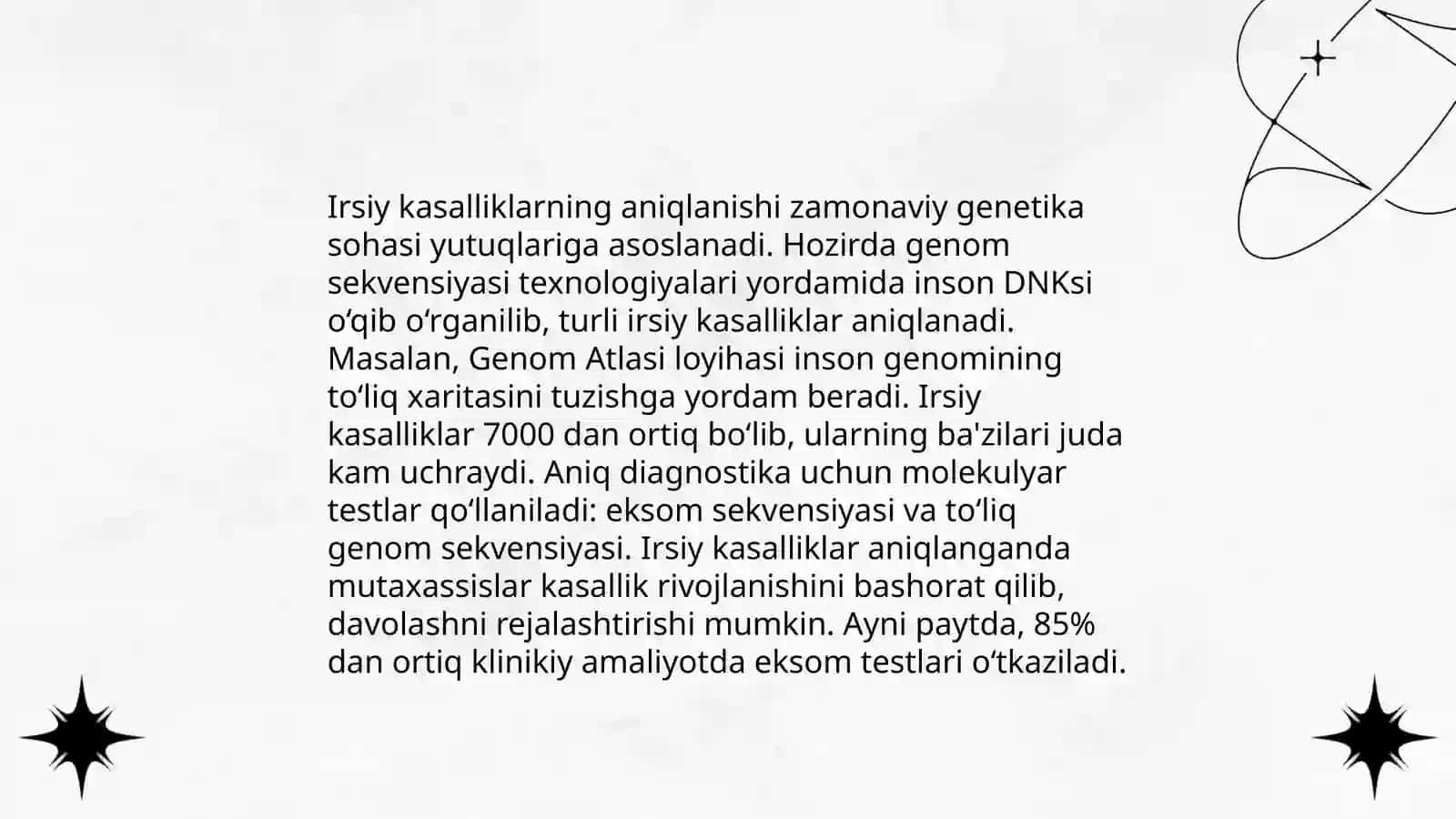 Geneologik usulning irsiy kasalliklarni aniqlashda qo'llanilishi 4