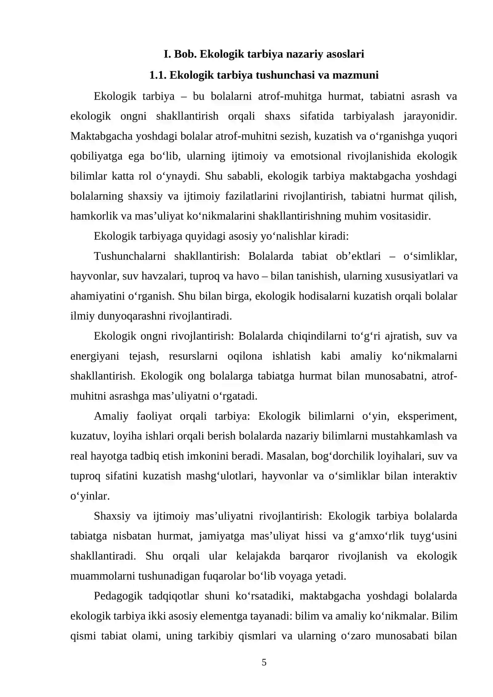 Maktabgacha taʼlimda ekologik tarbiyaning pedagogik asoslari 4