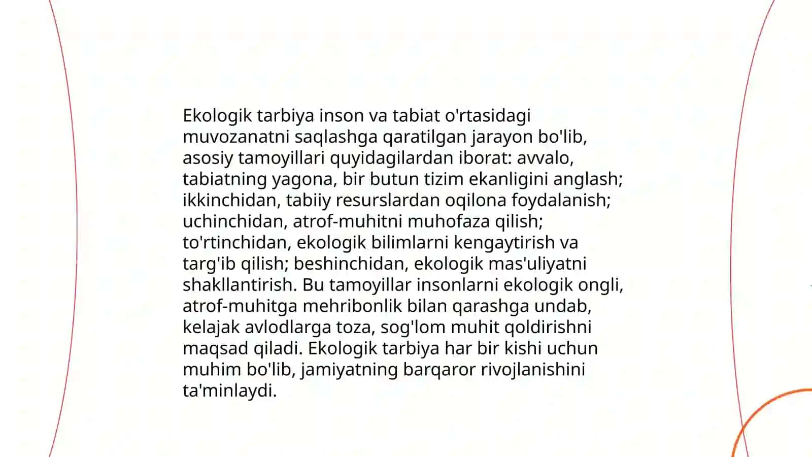 Ekologik tarbiya 4