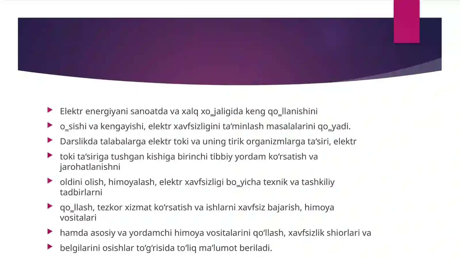 Elektr xavfsizligini ta'minlovchi zamonaviy texnika texnologiyalari 4