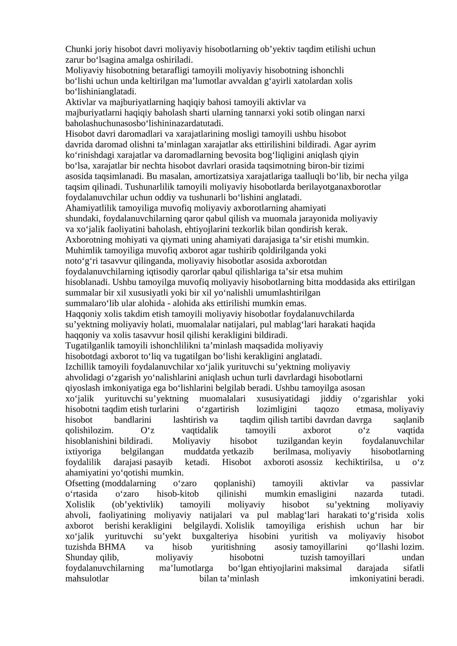 Moliyaviy xisobni yuritish va hisobotini tuzishni tashkil etish 4