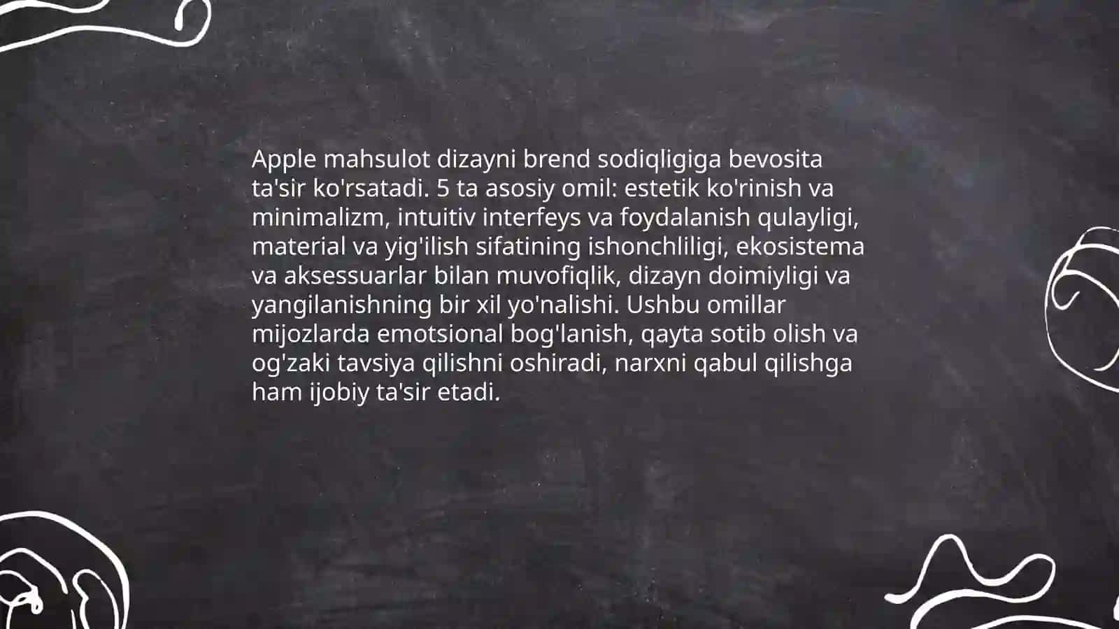 Apple Inc. brend sodiqligi va iste’molchi qaror qabul qilish jarayoni 4