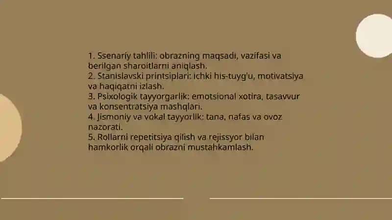 Rejissyor va aktyorlarning ijodiy faoliyati 4