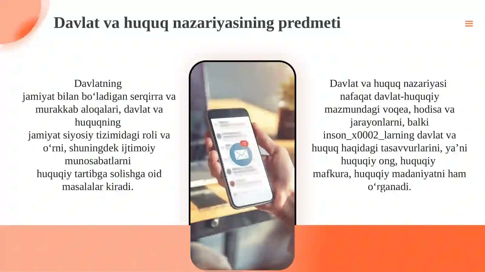 Davlat va huquq nazariyasi 4