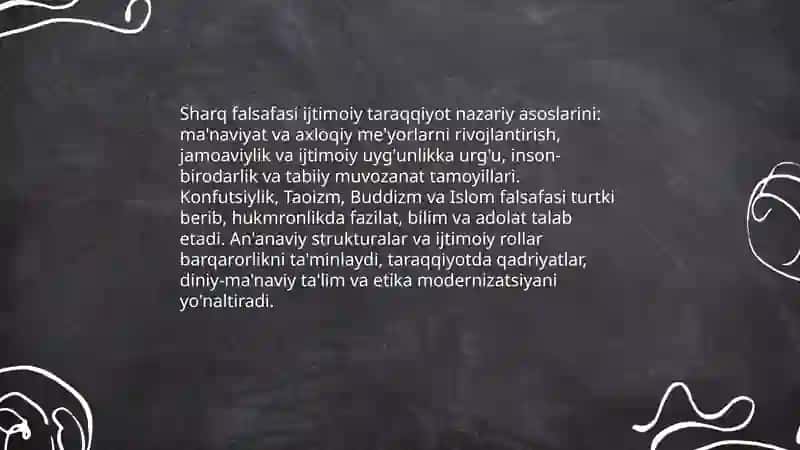 Sharq falsafasining mohiyati va uning ijtimoiy taraqqiyotdagi roli 4