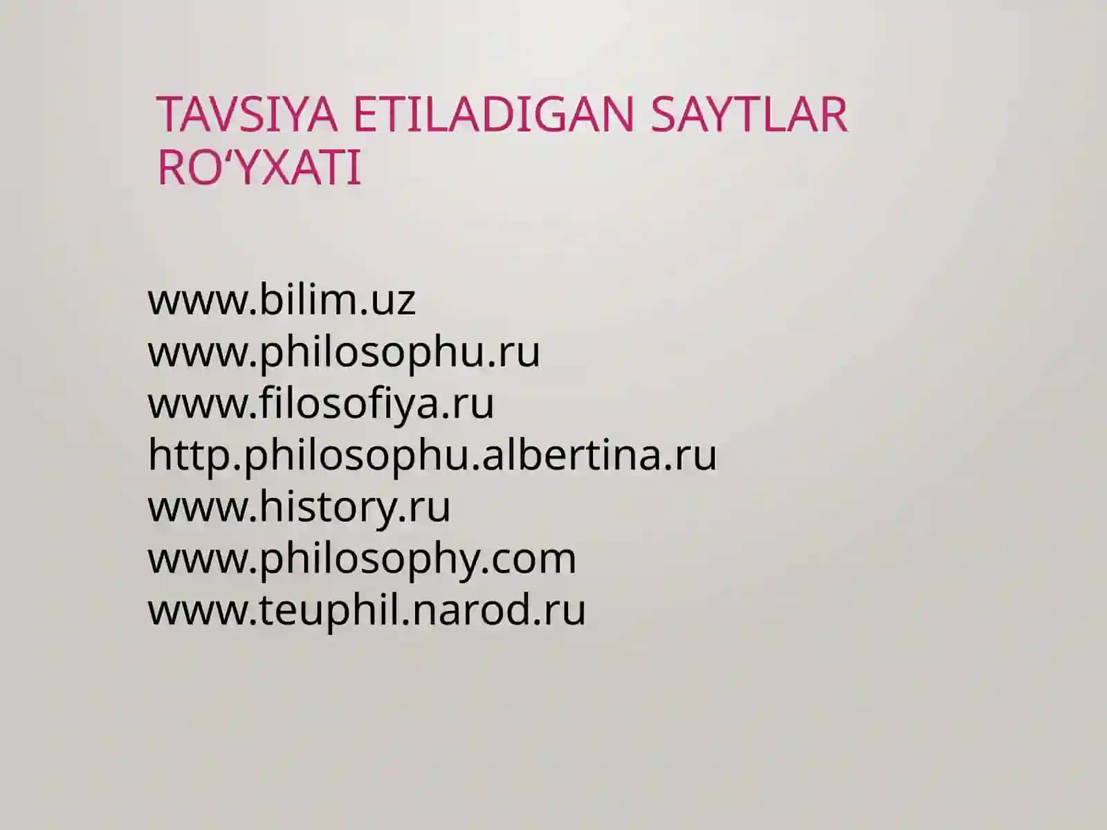 Falsafa va uning jamiyat hayotidagi roli taqdimot 4