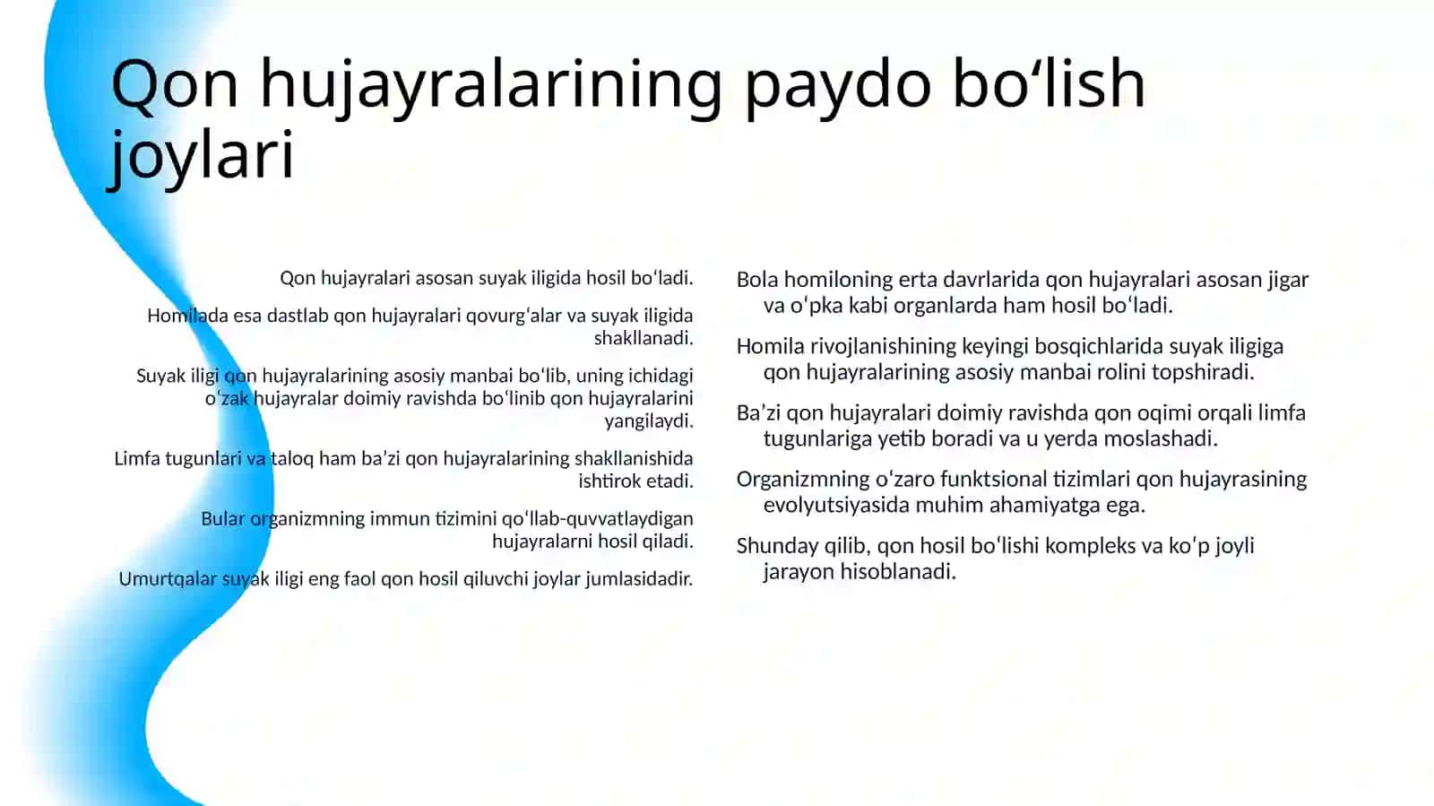 GEMOTSITOPOEZ. GEMOTSITOPOEZNI NEYRO-GUMORAL BOSHQARILISHI. GEMATOPOEZ NAZARIYALARI. A.A. MAKSIMOVGA KO’RA GEMOPOEZ NAZARIYASINING MOHIYATI. QONNING O’ZAK HUJAYRASI. MORFO-FUNKSIONAL XARAKTERISTIKASI 4