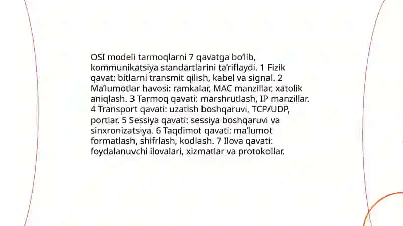 Kompyuter tarmoqlari haqida 4