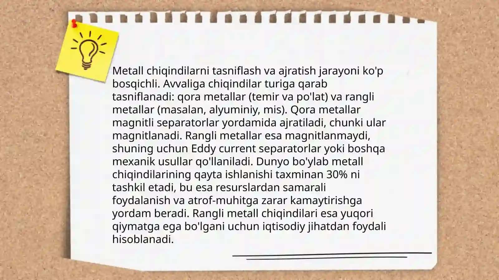 Temir-tersak va metall chiqindilarini birlamchi qayta ishlash 4