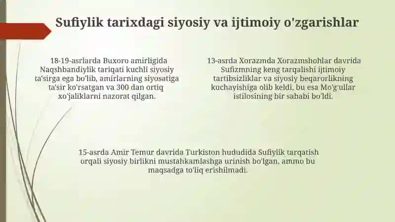 Tasavvuf ta'limotining sharq madaniyatiga ta'siri 4