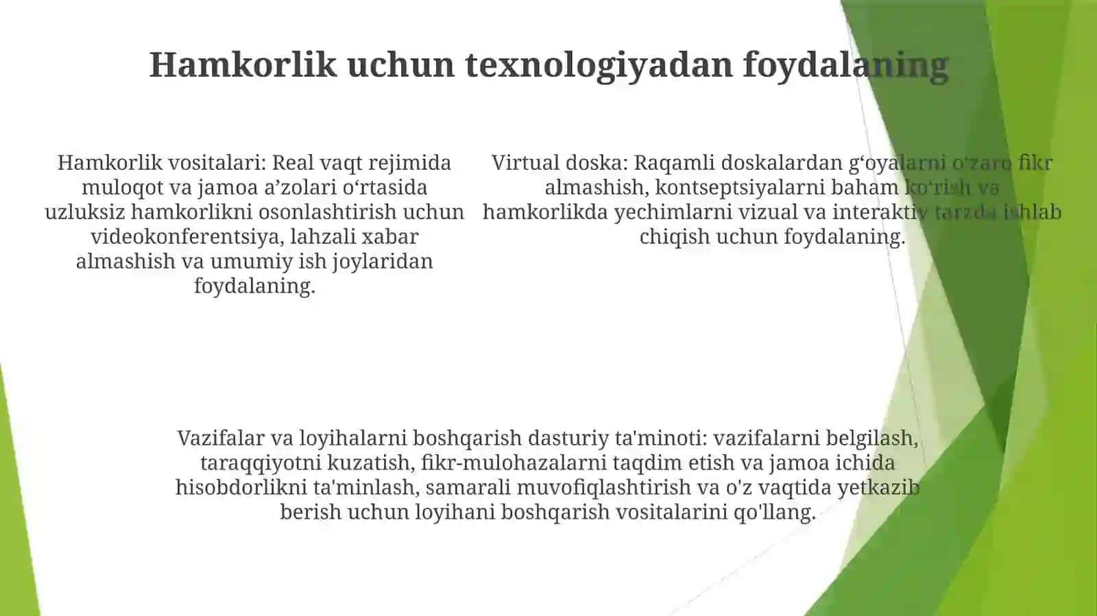 Jamoa Ichida Samarali Muloqotni Tashkil Etish Va Guruh Ishining Samaradorligini Oshirish Usullari 4