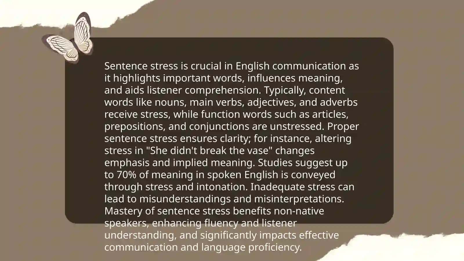 Sentence stress 4