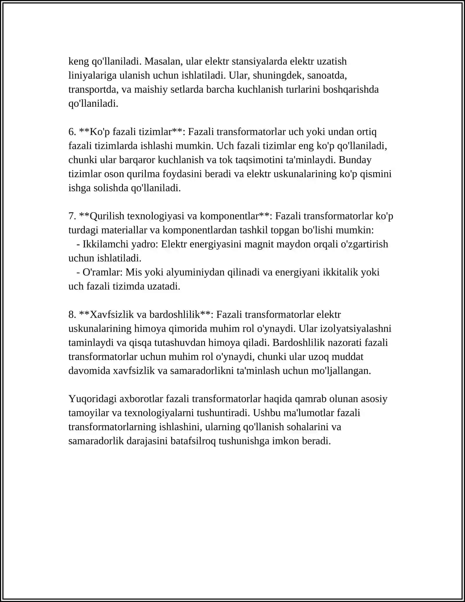 BIR FAZALI TRANSFORMATORLAR 4