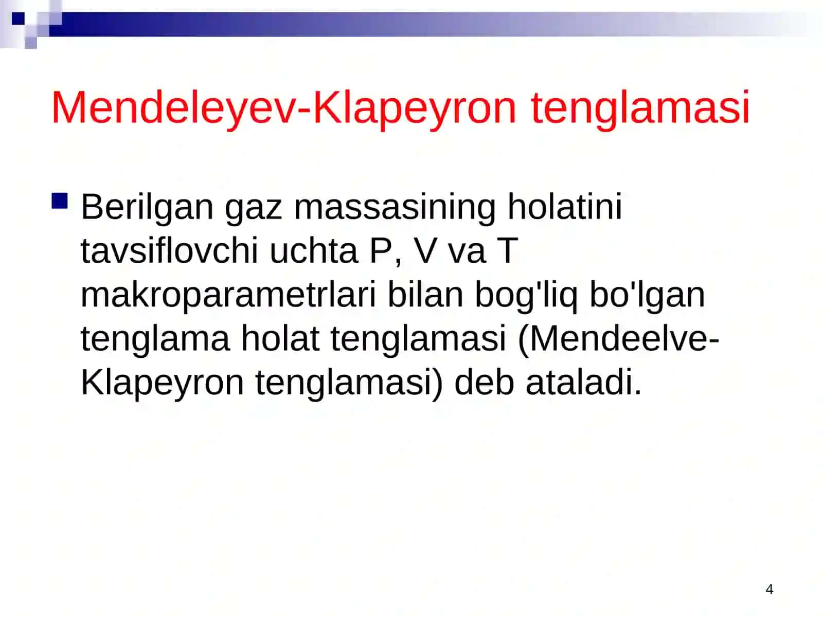 Ideal gaz 4