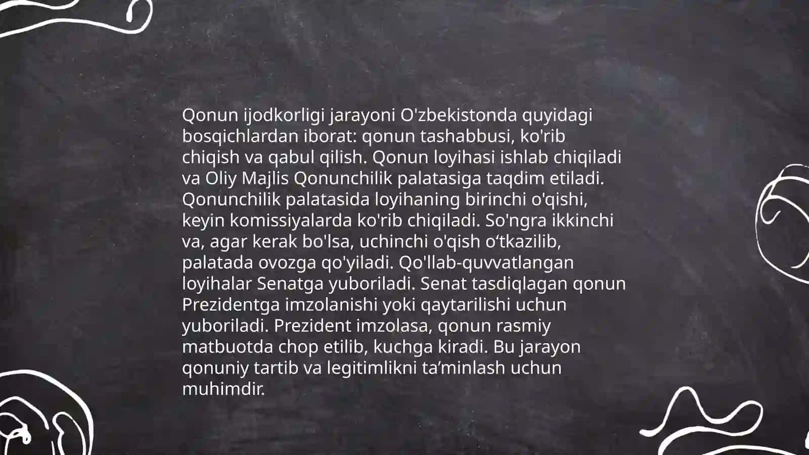 Normativ huquqiy tartibga solish 4