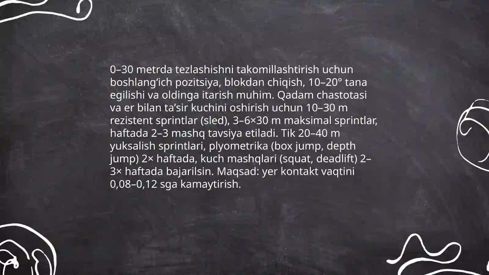 Blokdan chiqish texnikasi va reaksion vaqtni qisqartirish 4