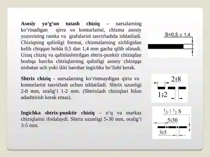 Chizma chiziqlari 4