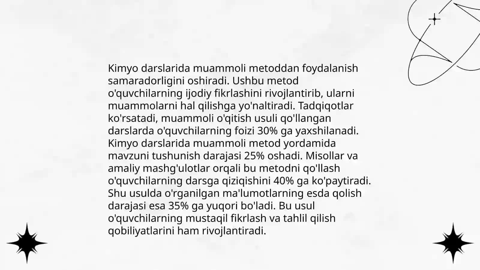 Kimyoni muammoli metod asosida oʻqitish 4