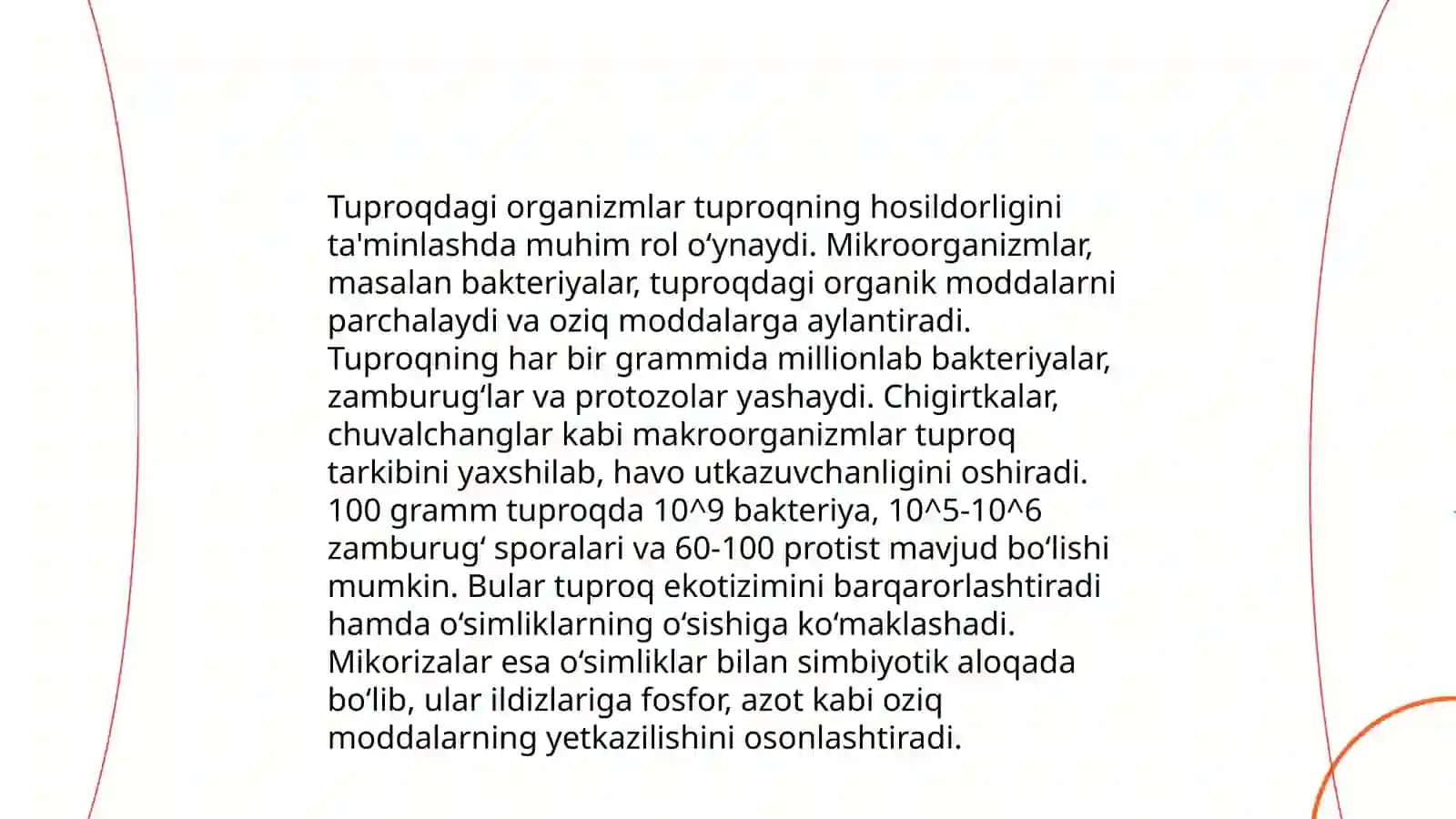 Tuproq paydo bolishida hayvonlarning roli 4