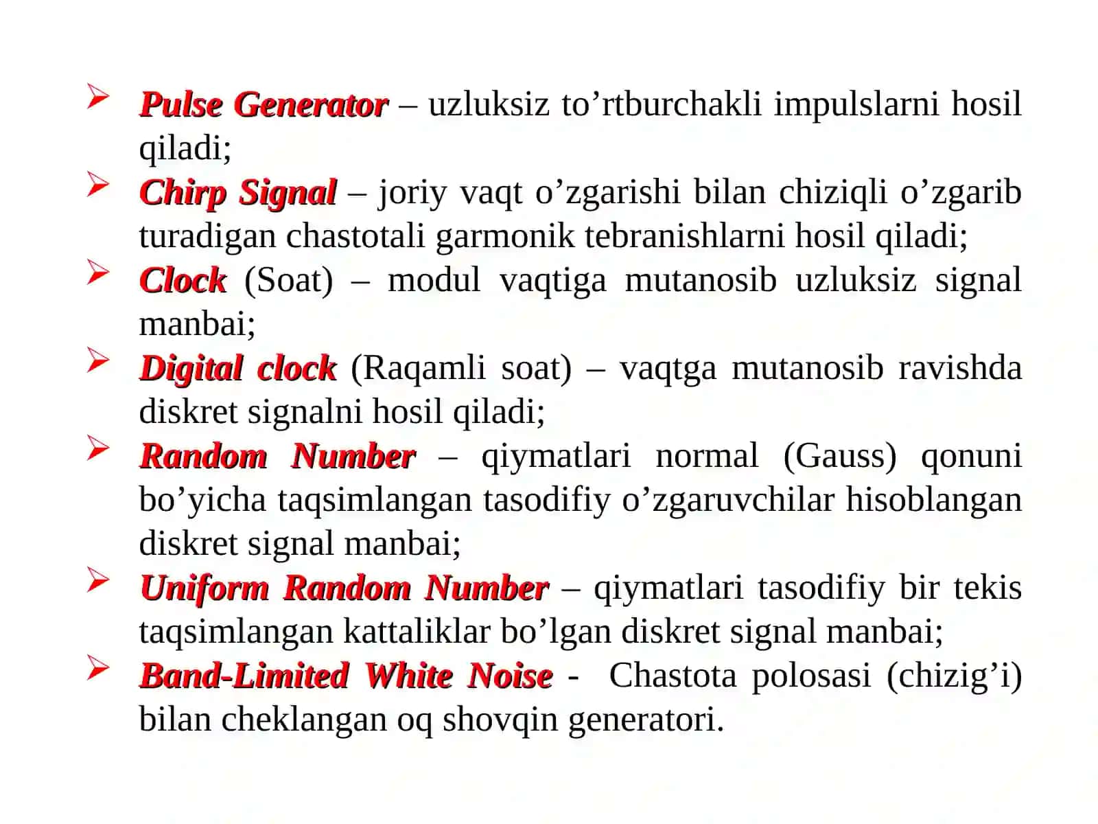 simulink Signal Manbalari Bloklari 4