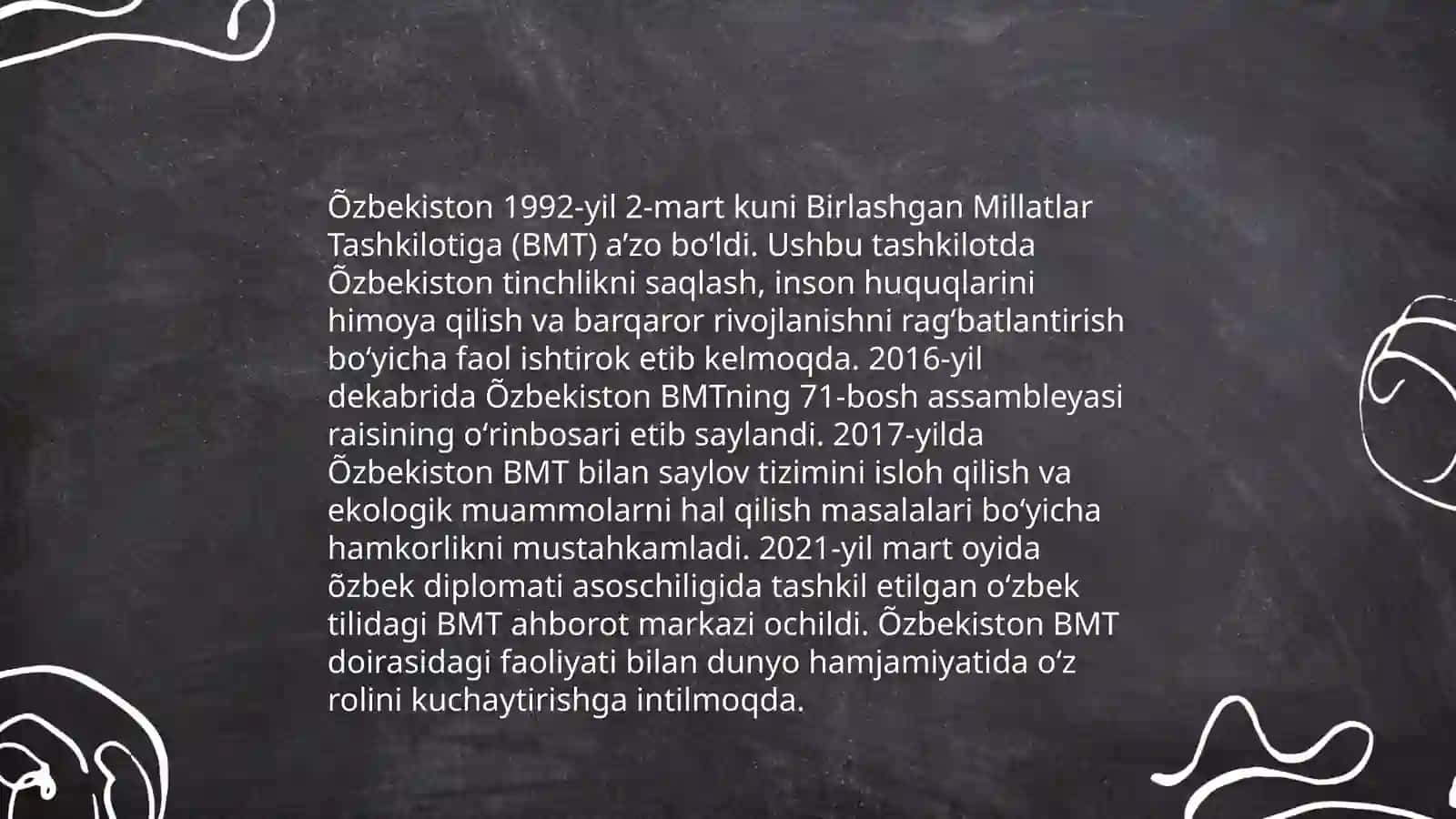 Õzbekiston va Jahon Hamjamiyati 4