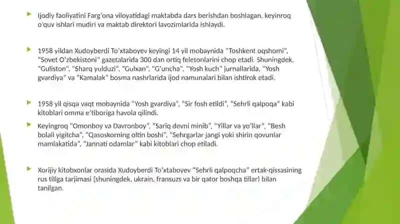 Xudoyberdi To’xtaboyevning “Mungliko’zlar“ qissasida jinoyatchilik ko’chasiga kirib qolgannlar obrazini 4