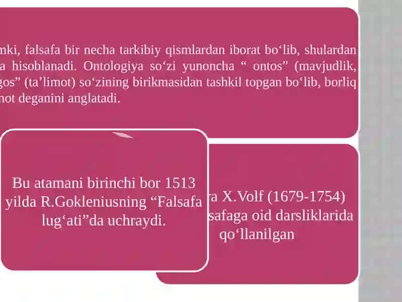 Borliq (ontologiya) va rivojlanish falsafasi 4