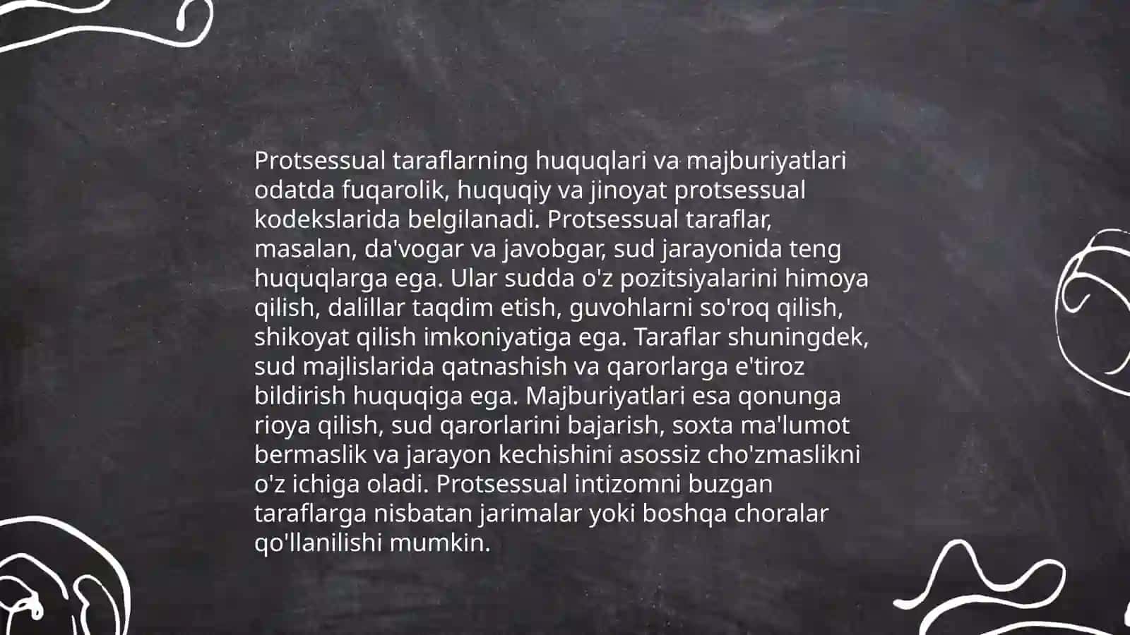 Sudyani va protsessning boshqa ishtirokchilarini rad qilish 4