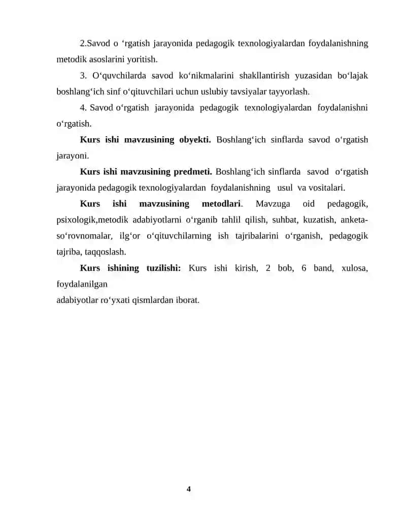 SAVOD O‘RGATISH DAVRIDA PEDAGOGIK TEXNOLOGIYALARDAN FOYDALANISH 4