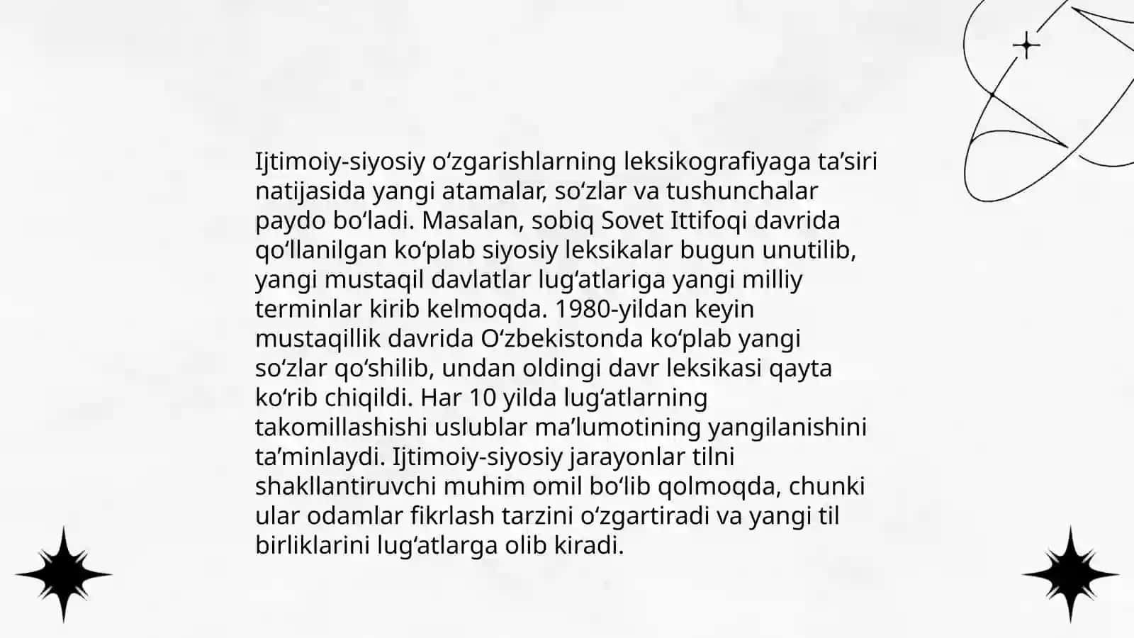 Mustaqillik davridagi o‘zbek leksikografiyasining shakllanishi 4