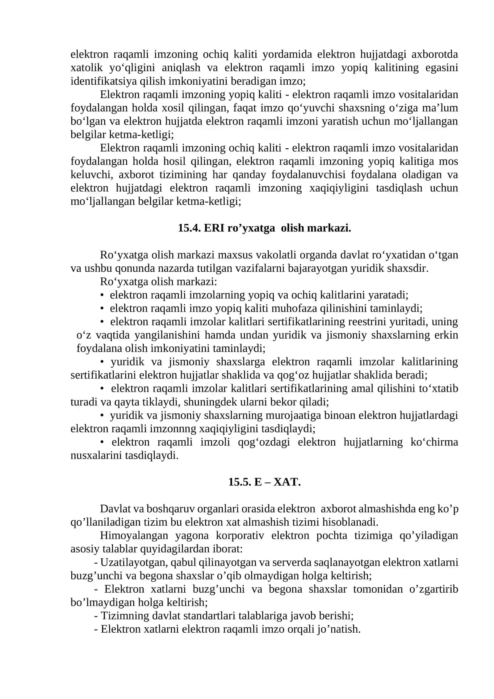 Elektron raqamli imzo va undan foydalanish texnologiyalari 4