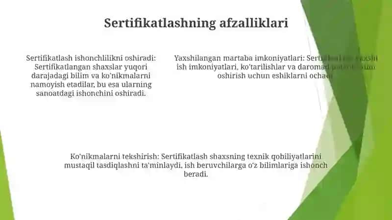 Sertifikatlashtirish Bòyicha Asosiy Tushzncha 4