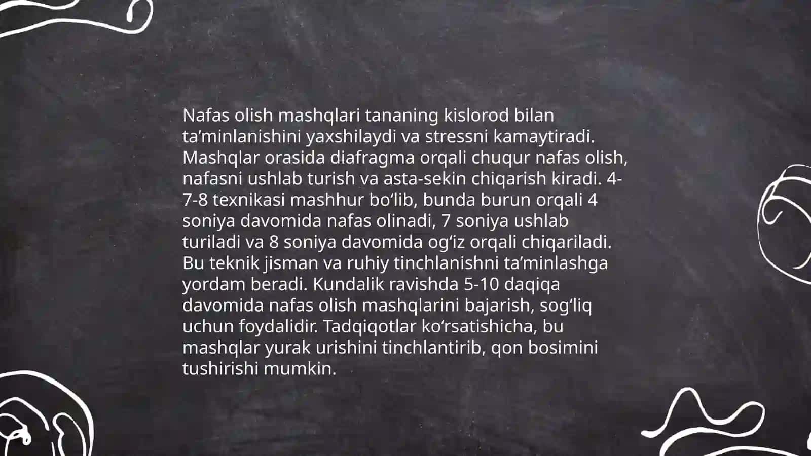 Stressni boshqarishning psixologik texnikalari qanday 4