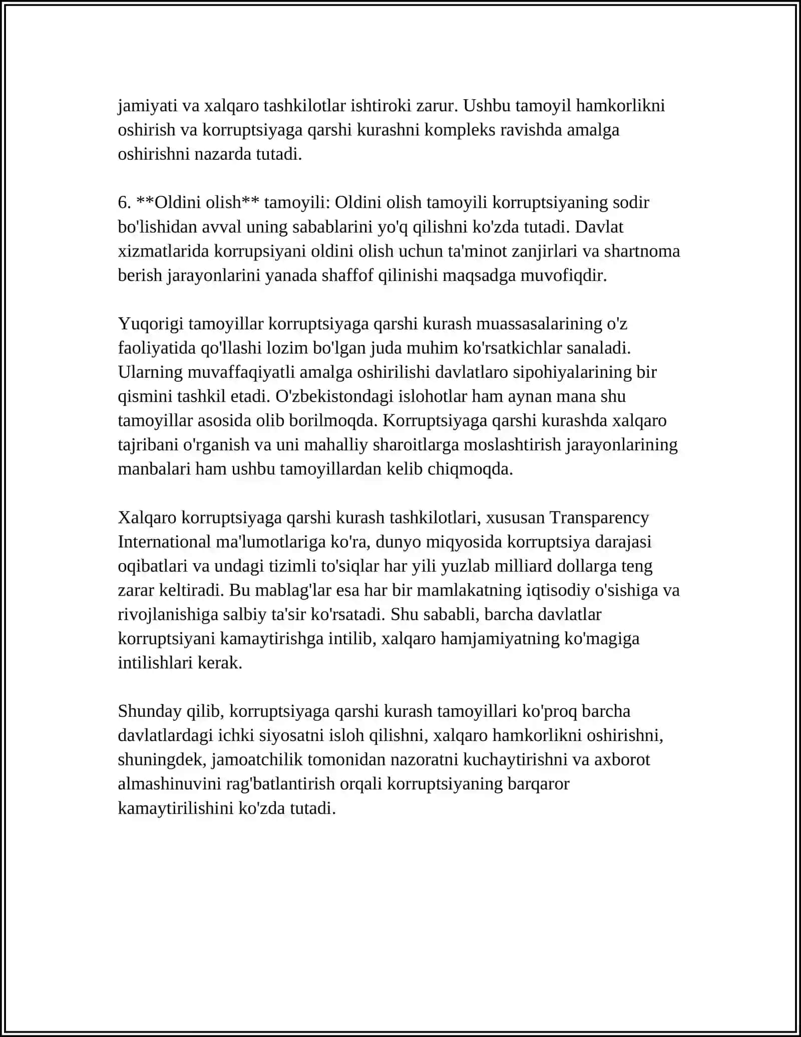 KORRUPSIYADAN XOLI JAMIYAT SARI 4