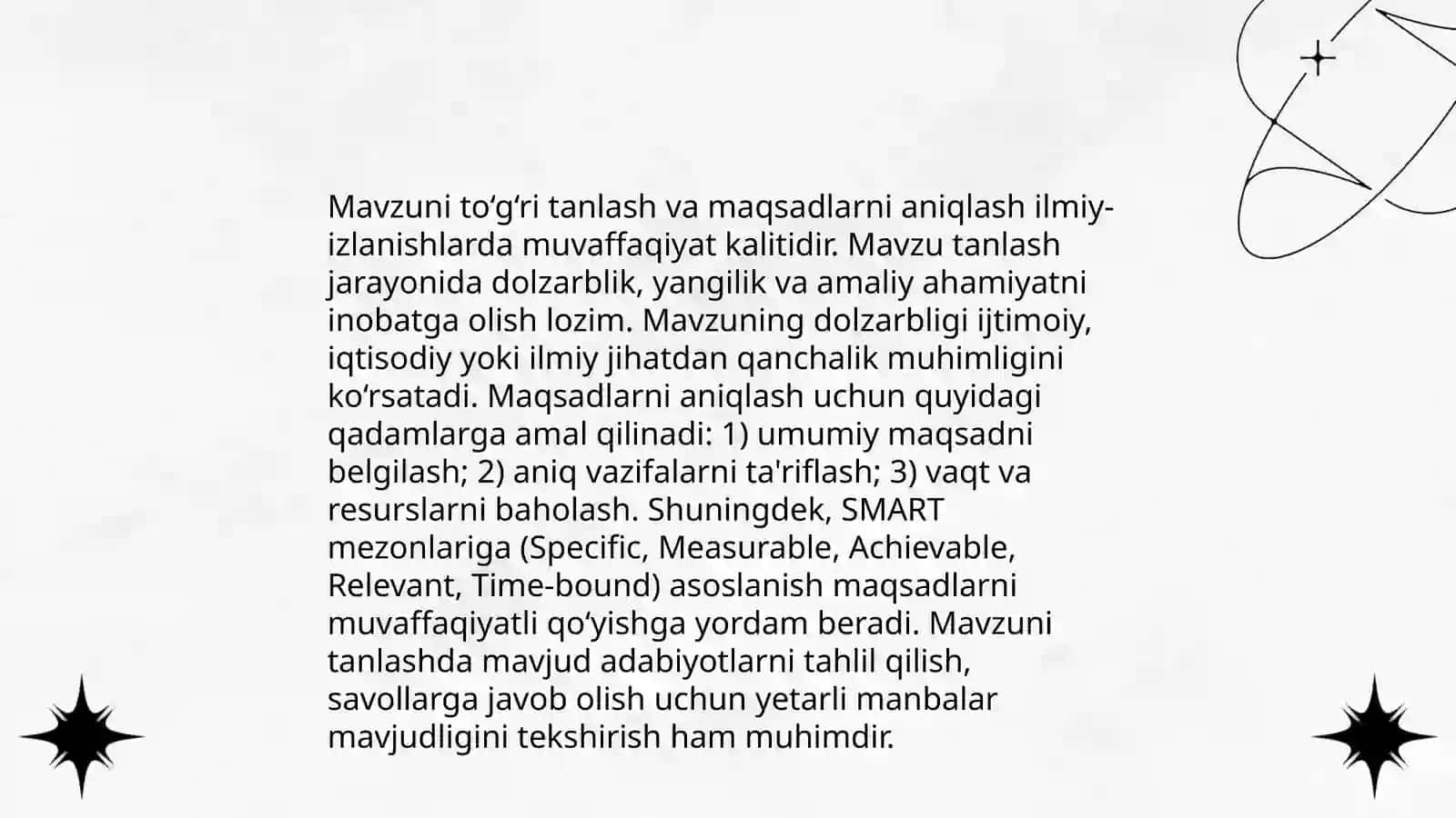 Seminar mashgʻulotlariga tayyorgarlik 4