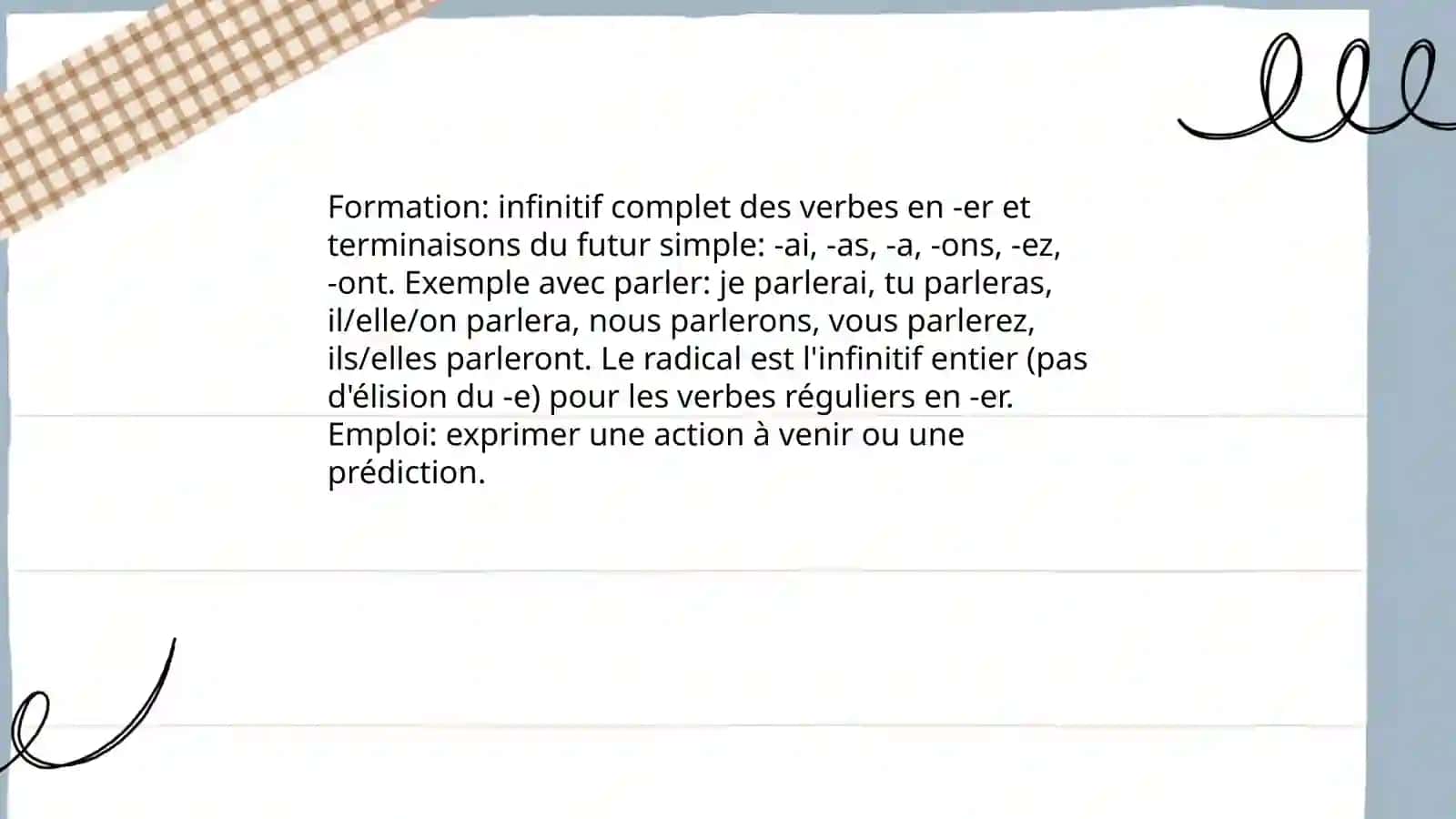 Le futur simple 4