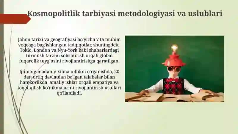 Zamonaviy axloqiy tarbiyada kosmopolitizmga moyillik 4