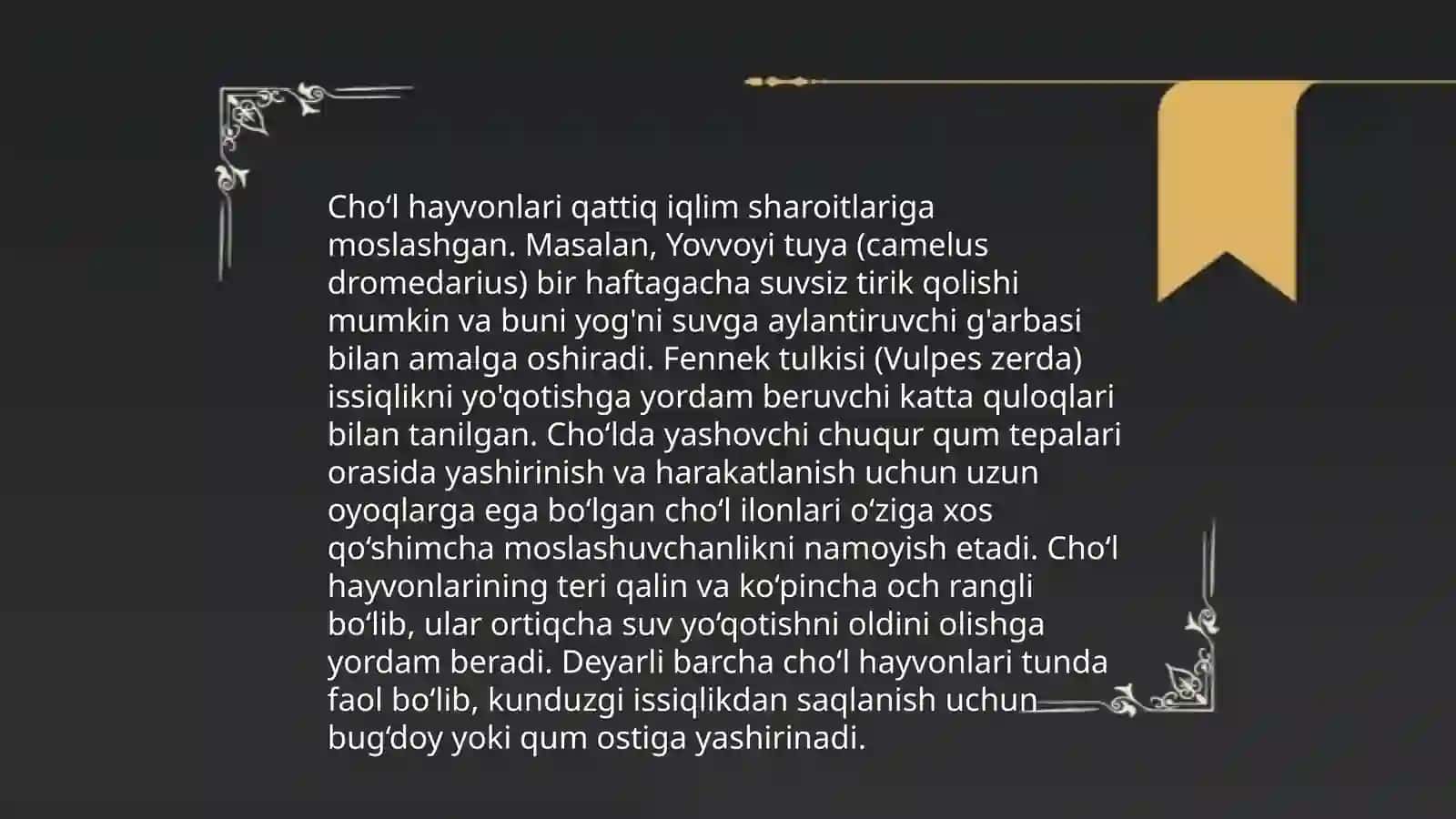 Cho‘l o‘simliklari biologiyasi 4