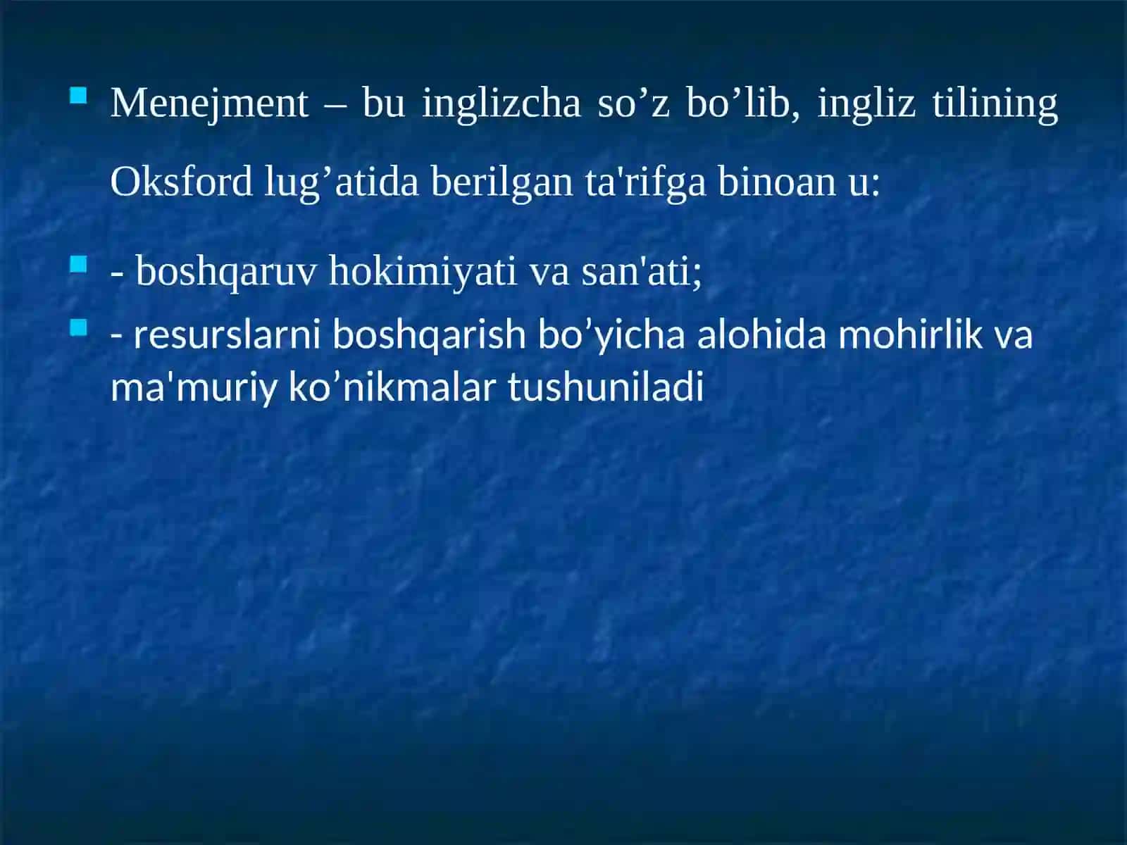 Korxona iqtisodiyoti va menejment fanining maqsadi va vazifalari 4