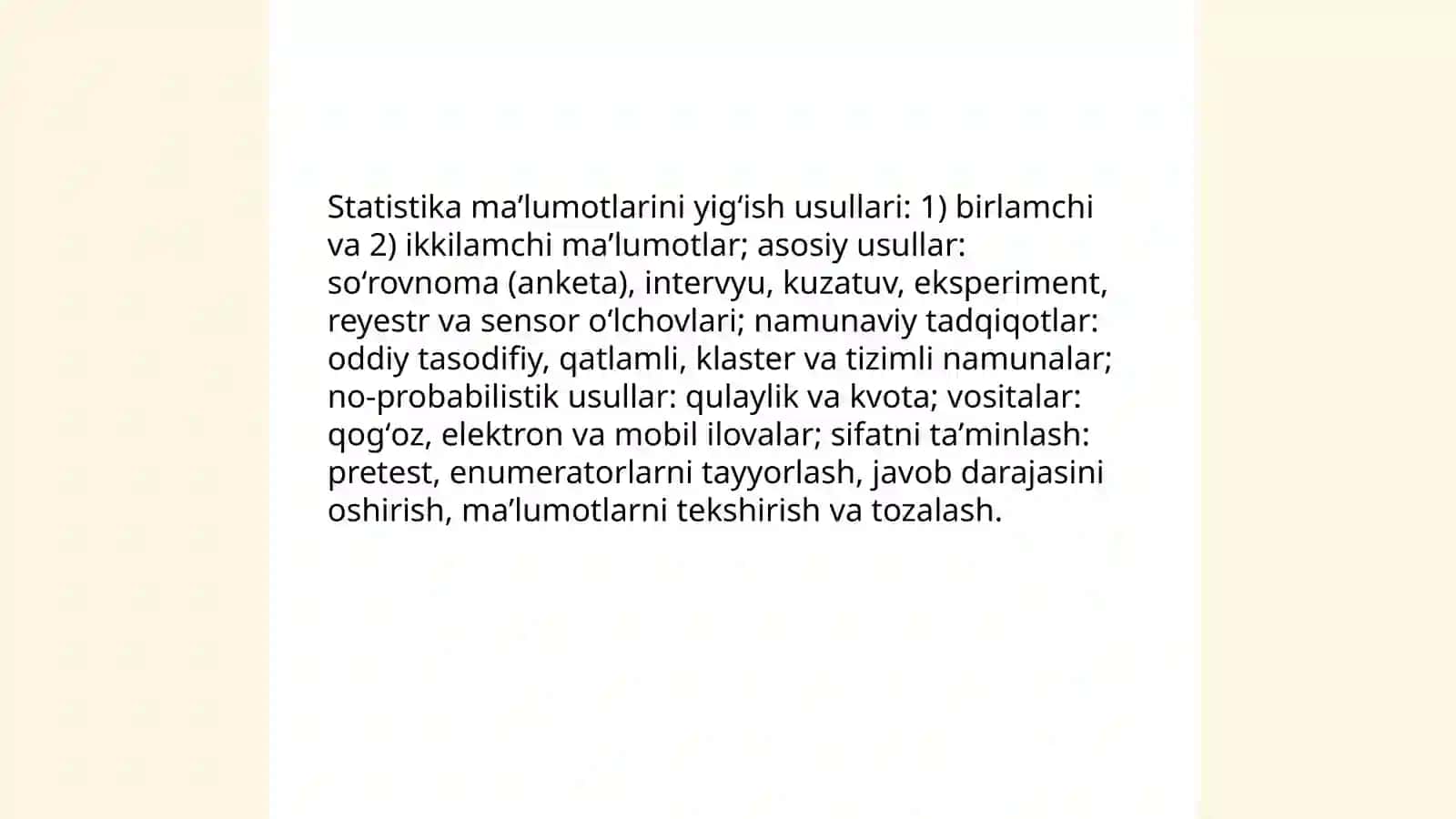 Infografika va statistik maʼlumotlar ishlab chiqish 4