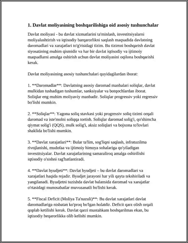DAVLAT MOLIYASINI BOSHQARISHDA MOLIYAVIY NAZORATNING RO'LINI KUCHAYTIRISH MASALALARI 4