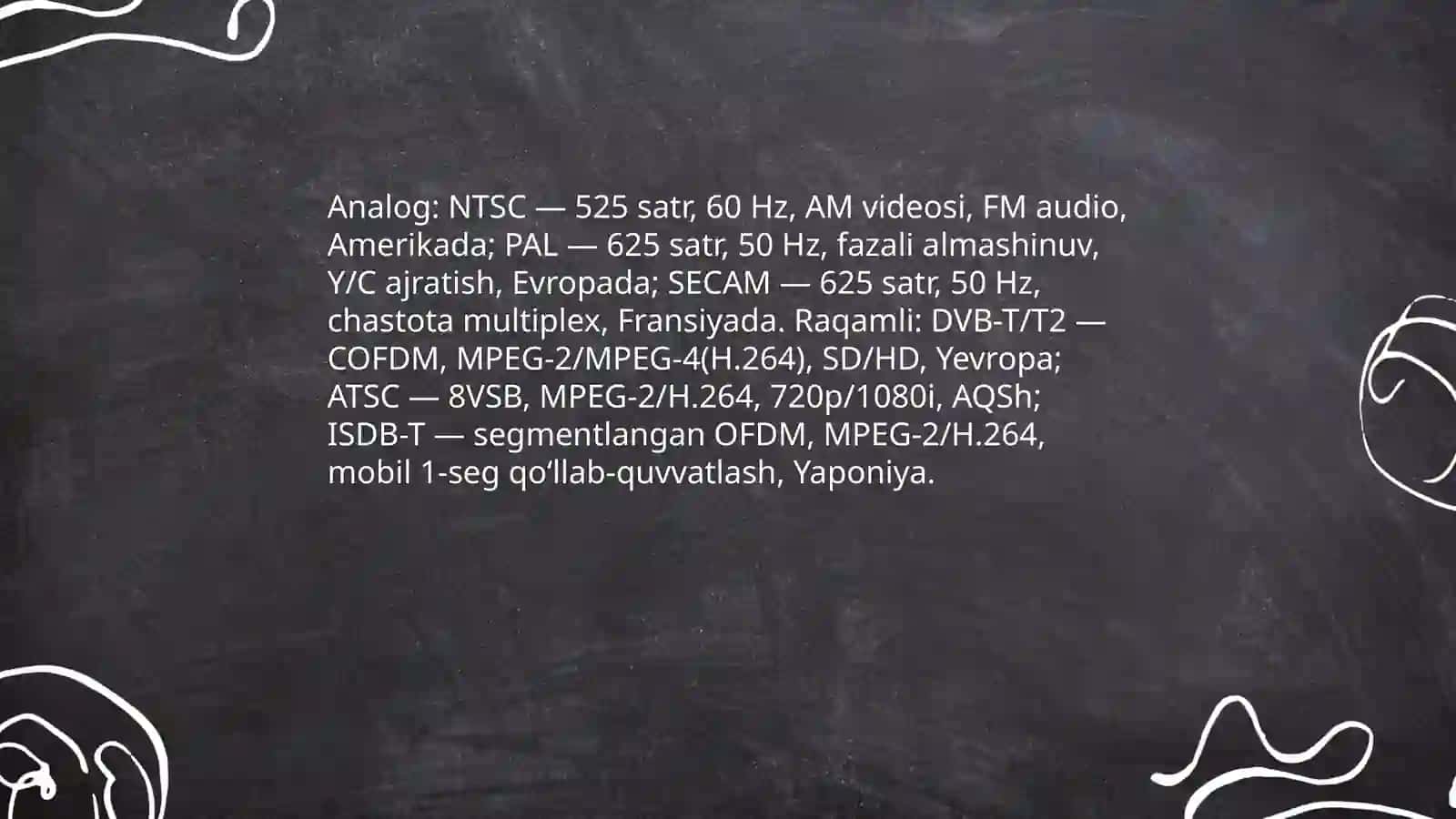 Televideniyening texnik imkoniyatlari 4