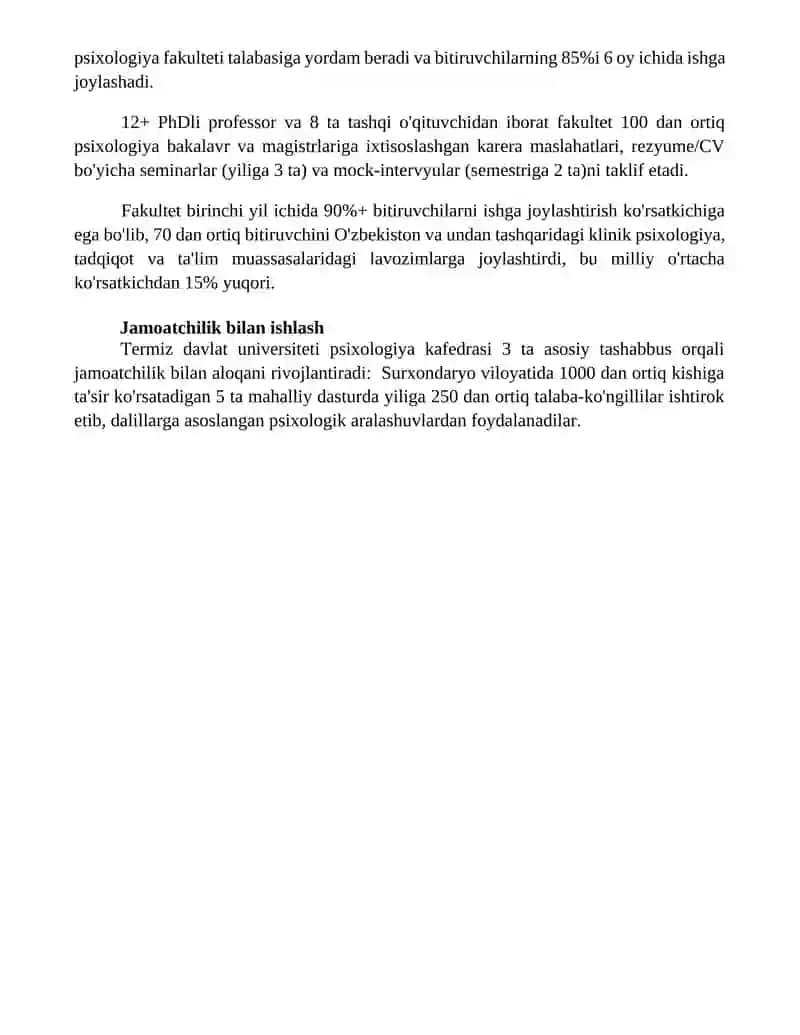 Termiz Davlat Universiteti Psixologiya Kafedrasi 4