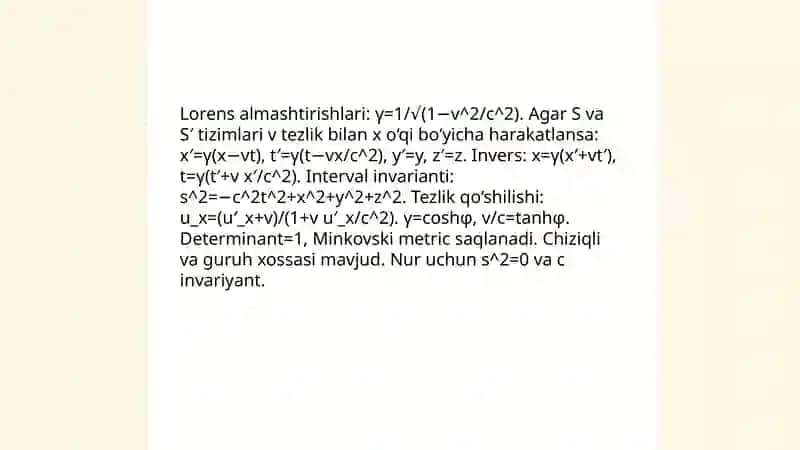 Lerens almashtirishlari va undan chiqadigan xulosalar 4