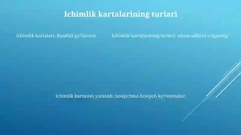 Ichimliklar Kartasi Va Uni Tuzish Tartibi 4