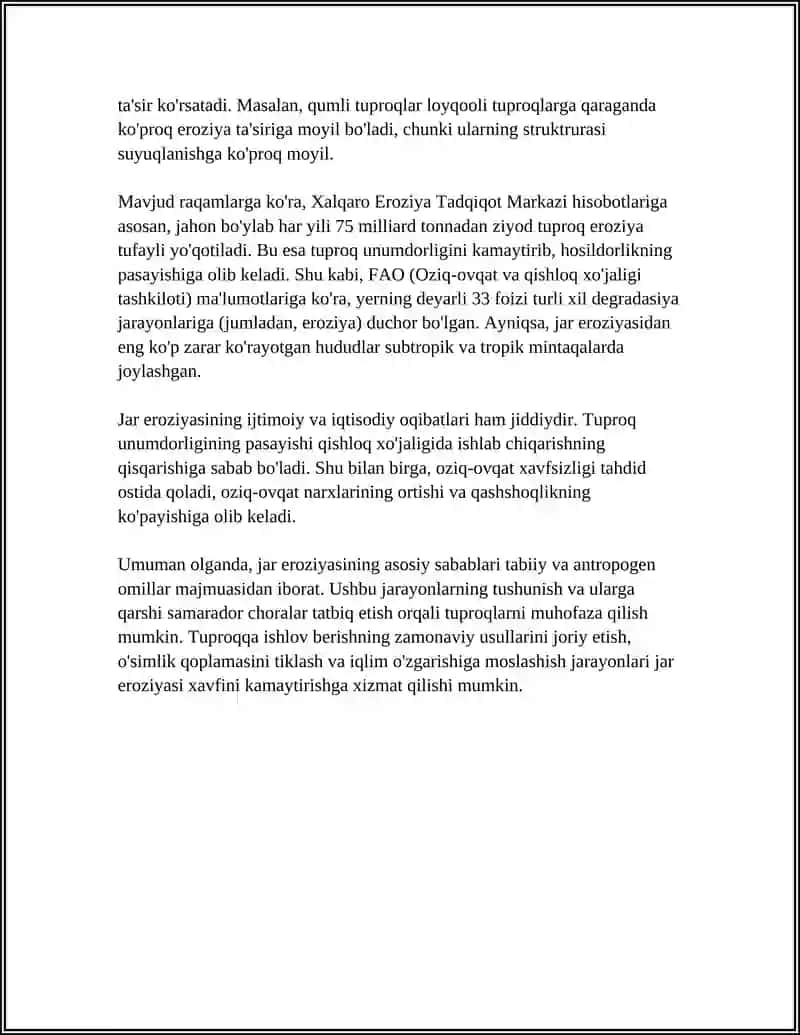 JAR EROZIYASI VA QARSHI KURASH CHORA TADBIRLARI 4