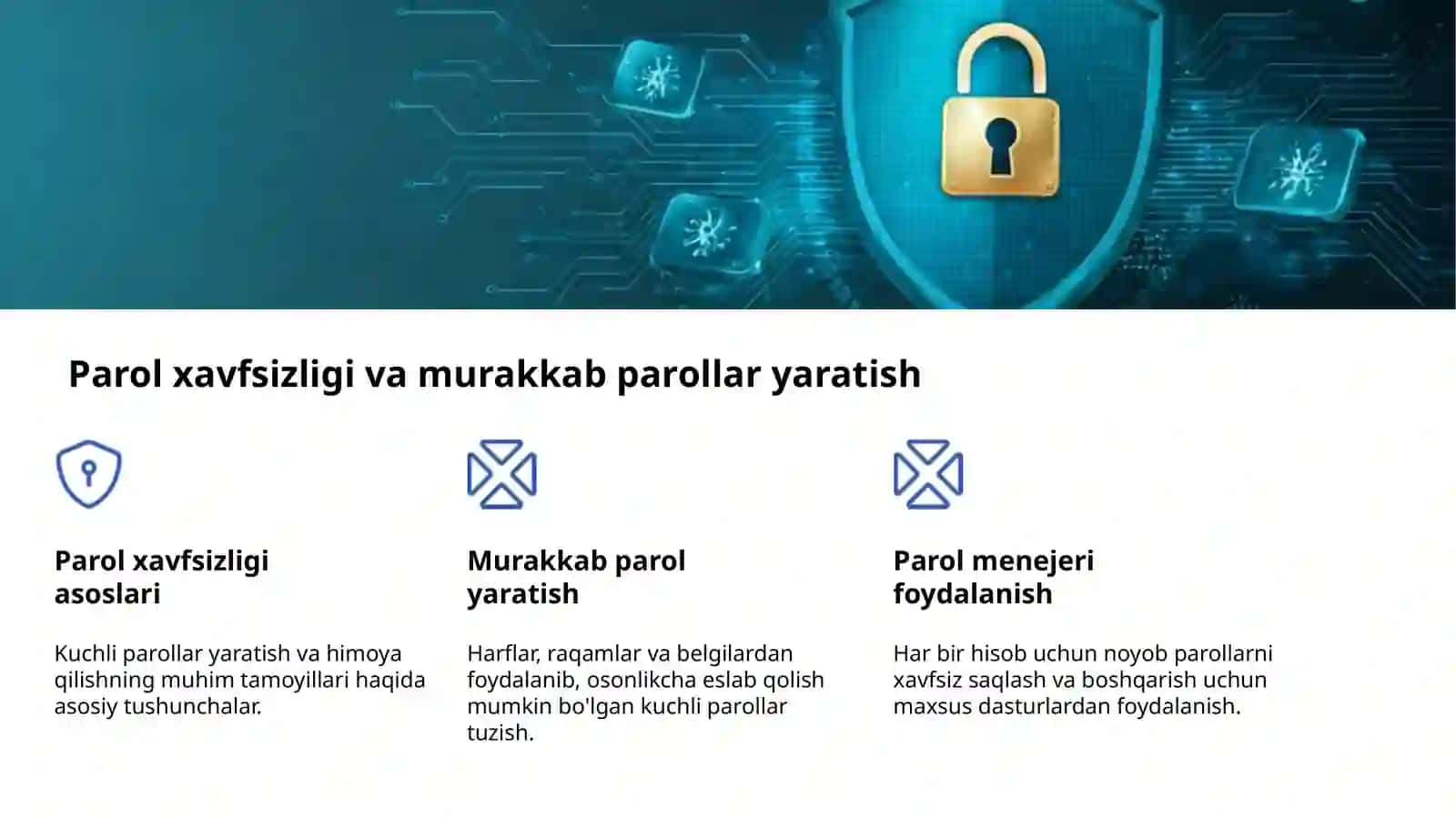 Axborot xavfsizligi: himoya usullari 4