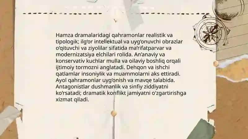 Hamza Hakimzoda Niyoziy dramalari tahlili 4