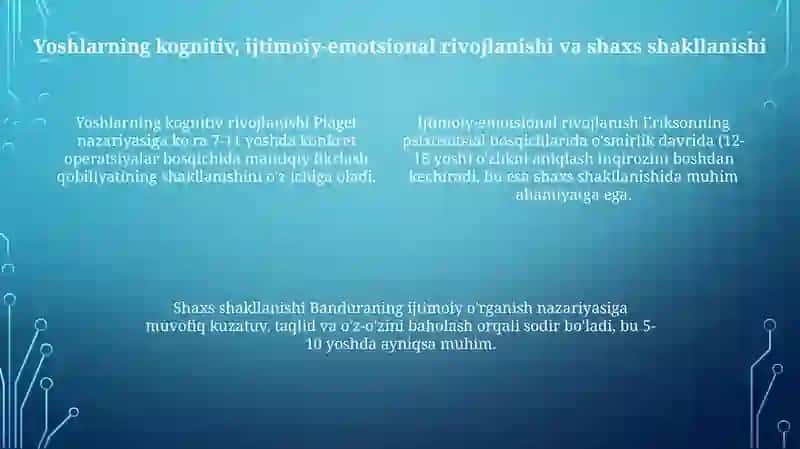 Yosh pedagogik va psixologiya fanining tadqiqot sohasi va muamolari 4